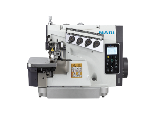 MAQUINA OVERLOQUE ELETRONICA MAQI X5C-5-03 PREPARADA PARA VIES MEXICO - 220 V COM PÉS E MESA MONTADOS
