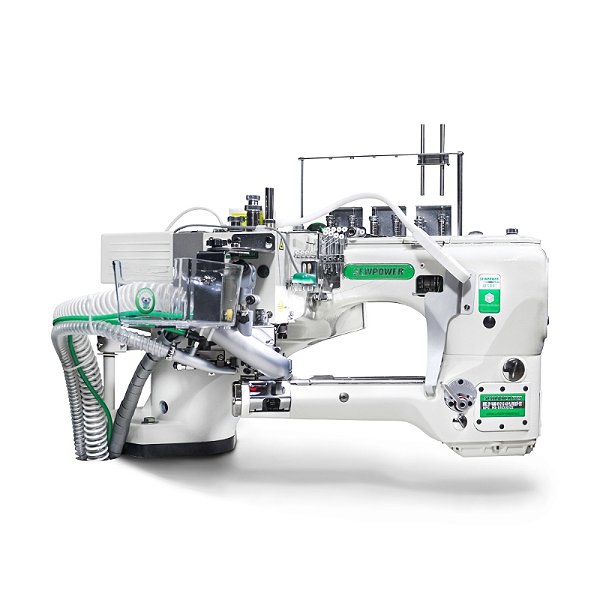 Máquina Flat Seamer Eletro Pneumática com motor Direct Drive e Refilador SewPower SP-740AMG-02-G2-GX-460-PLA/VD - 220 V