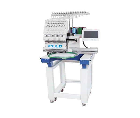 MAQUINA DE BORDAR ELLO 12 AGULHAS BASE CILINDRICA Modelo Ello PA-1201 Bivolt 110/220 V