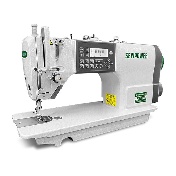 Maquina Reta Eletrônica com Motor de Passo SewPower SP-750F-J - 220 V COM PÉS E MESA DESMONTADOS