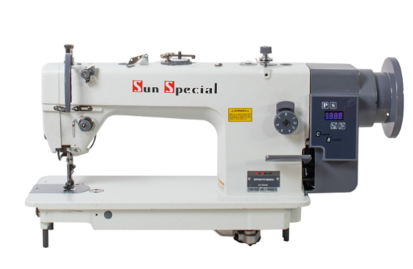 MAQUINA TRANSPORTE TRIPLO BASE PLANA SUN SPECIAL SSTC0617D - 220 V COM PÉS E MESA MONTADOS