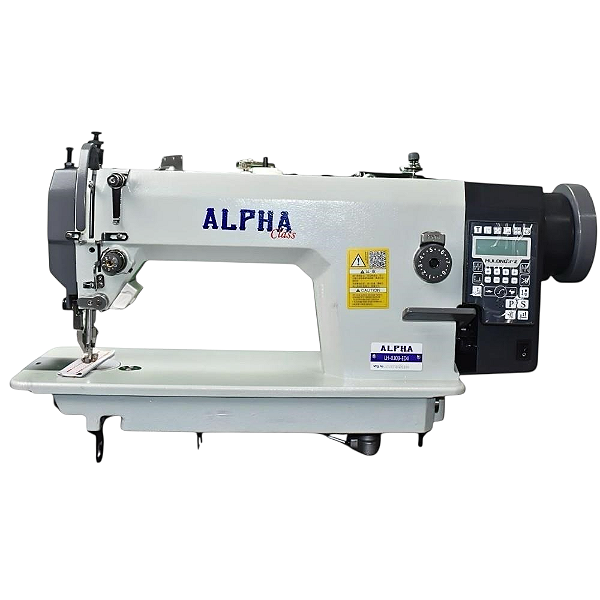 MAQUINA TRANSPORTE DUPLO ELETRONICA ALPHA LH-0303-ED4 - 220 V COM PÉS E MESA DESMONTADOS