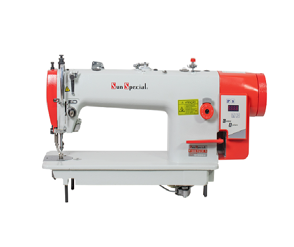 Máquina Reta Transporte Duplo DIRECT DRIVE BASE COM 33 CM SUN SPECIAL SS0303DL-PR-QI - 220V + KIT PREMIUM CARBON EXCLUSIVO