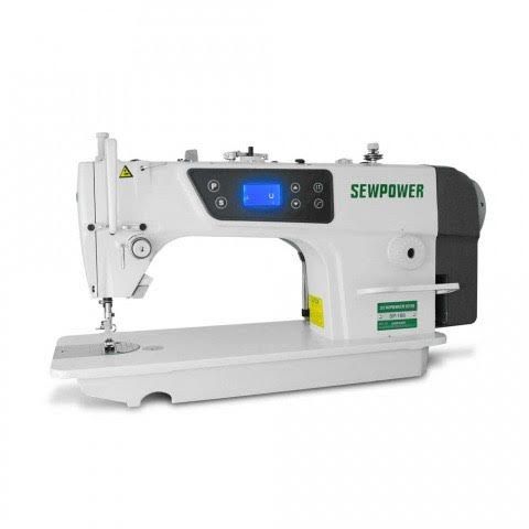 MAQUINA RETA INDUSTRIAL DIRECT DRIVE SEW POWER SP-180C - 220 V COM KIT DE CALCADORES + LUMINÁRIA FLEXÍVEL DE LED