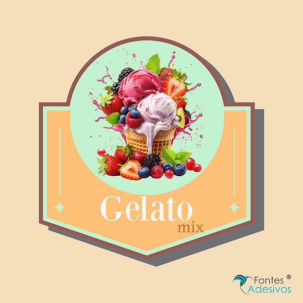 Rótulo BOPP Metalizado - 63 x 63 mm