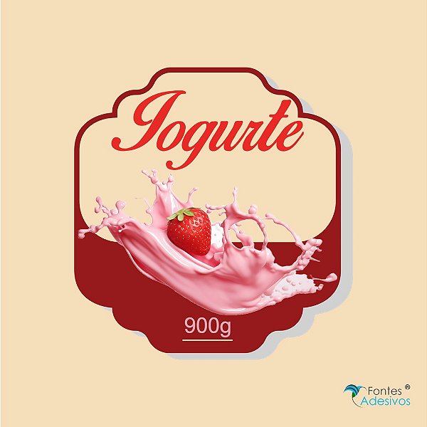 Rótulo BOPP Transparente - 63 x 63 mm