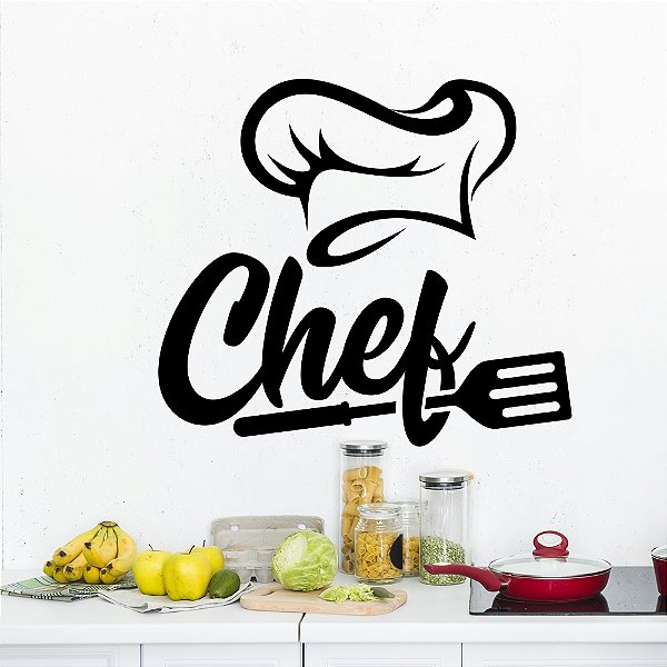 Adesivo Decorativo Chef