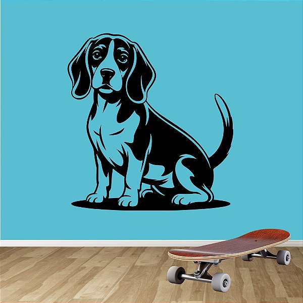 Adesivo Decorativo Beagle