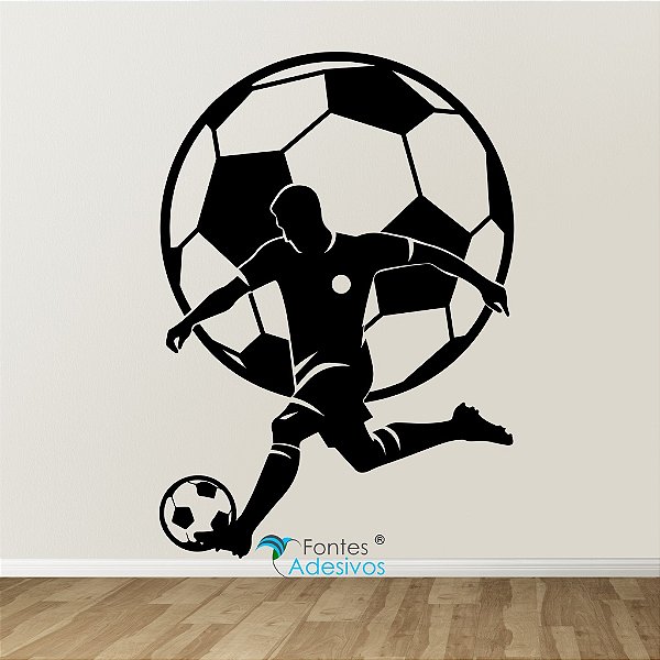Adesivo Decorativo Jogador de Futebol