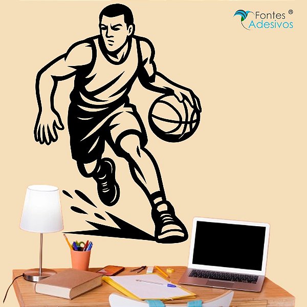 Adesivo Decorativo Basquete