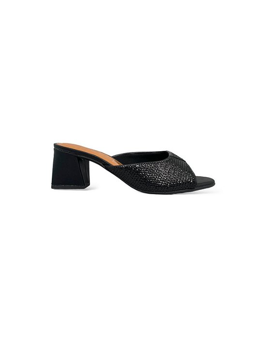 Tamanco Your Shoes Preto Paete