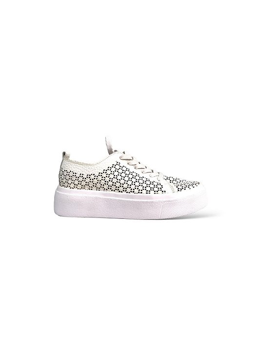 Tênis Your Shoes Branco Furo Laser