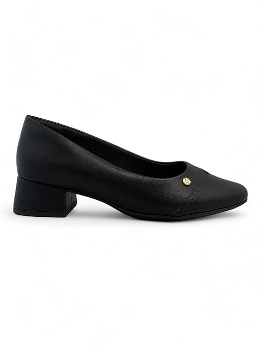 Sapato Comfortflex Preto Lycra