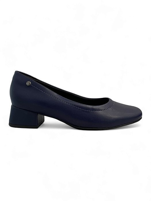 Sapato Comfortflex Marinho Liso