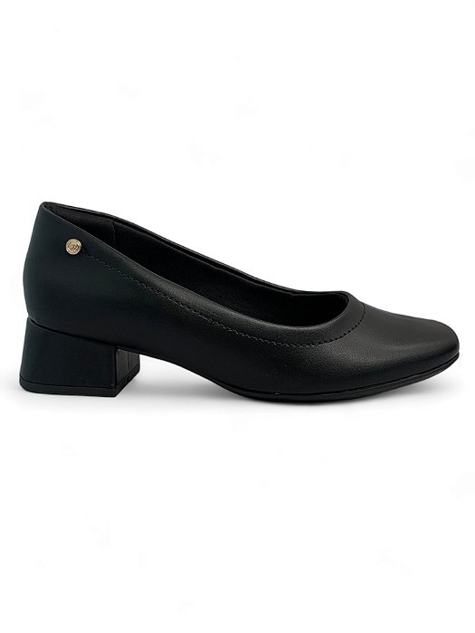 Sapato Comfortflex Preto Liso