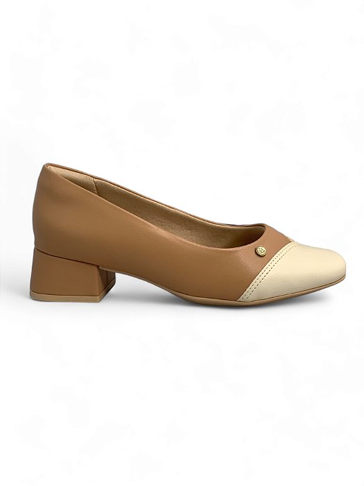 Sapato Comfortflex Nude Off White