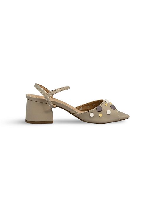 Sandália Your Shoes Fendi Metal