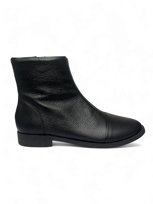 Bota Your Shoes Preta Couro