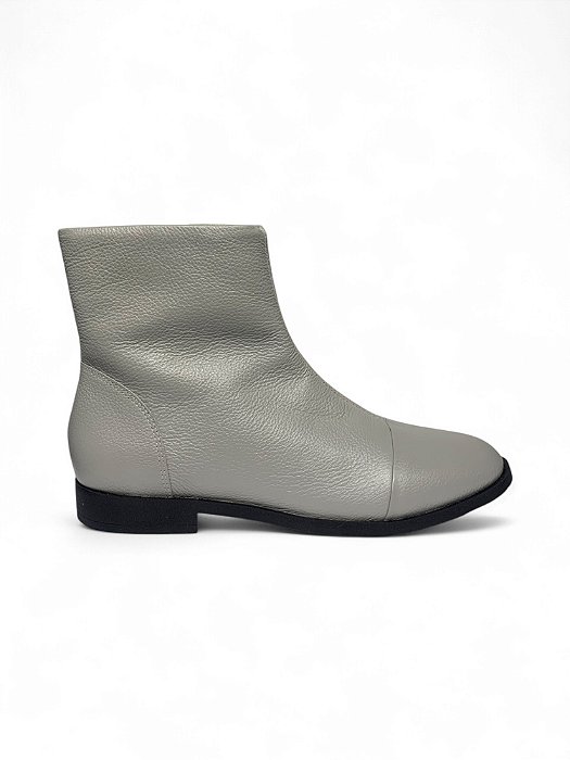Bota Your Shoes Cinza Couro