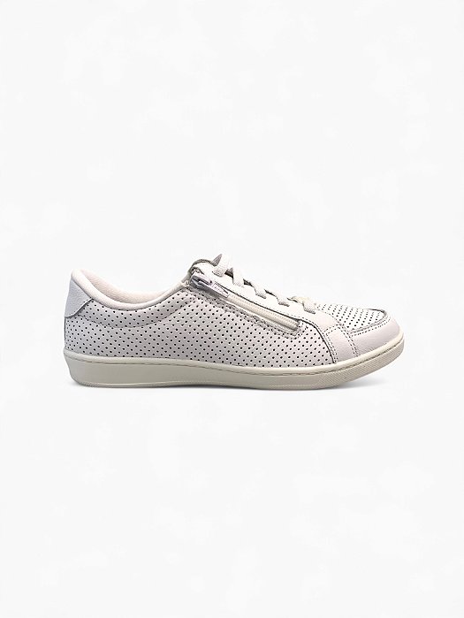 Tenis Marina Mello Branco c/ Elastico e Ziper