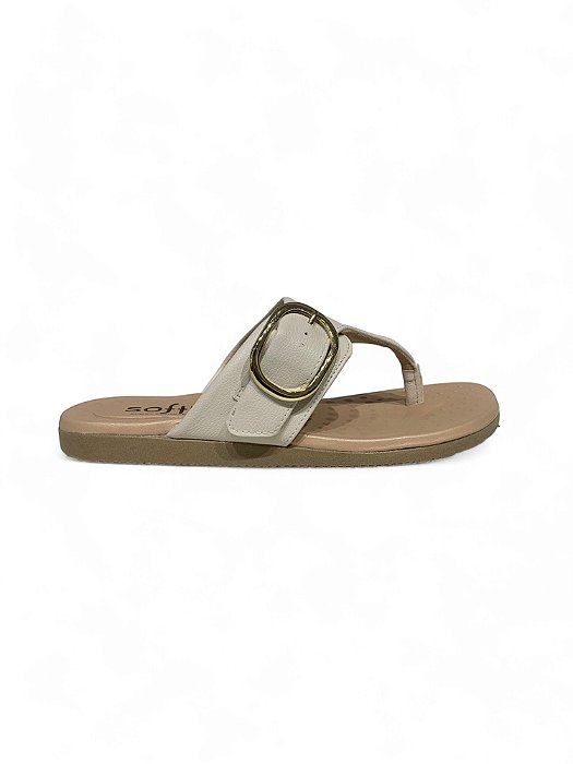 Chinelo Softli Off White Fivela