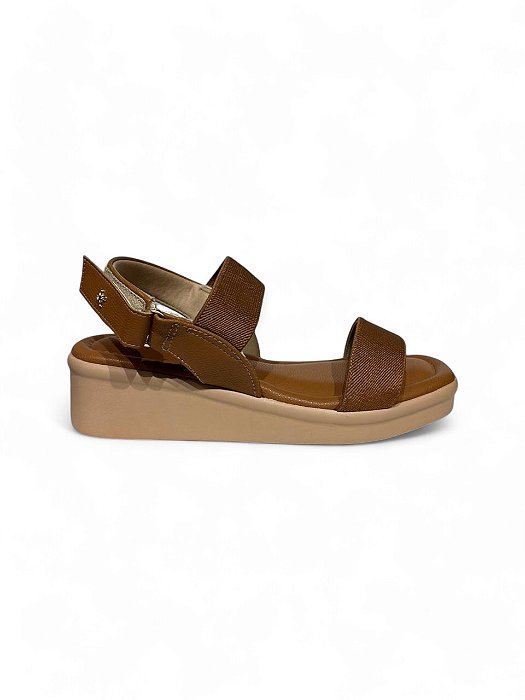 Anabela Softli Caramelo Velcro