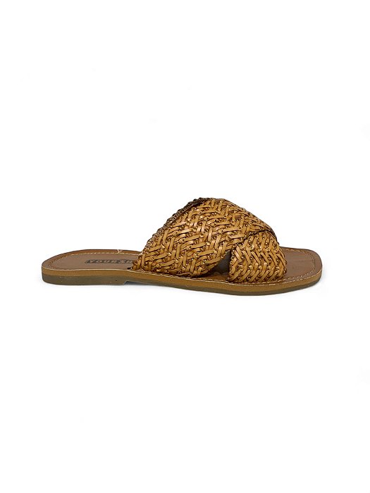 Rasteira Your Shoes Tramado Natural