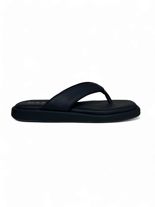 Chinelo Flat Mariotta Preto