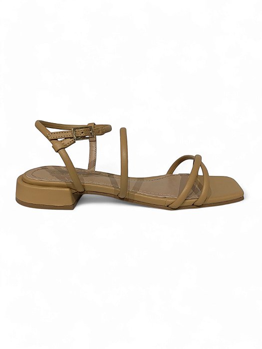 Sandália Your Shoes Nude Salto Baixo