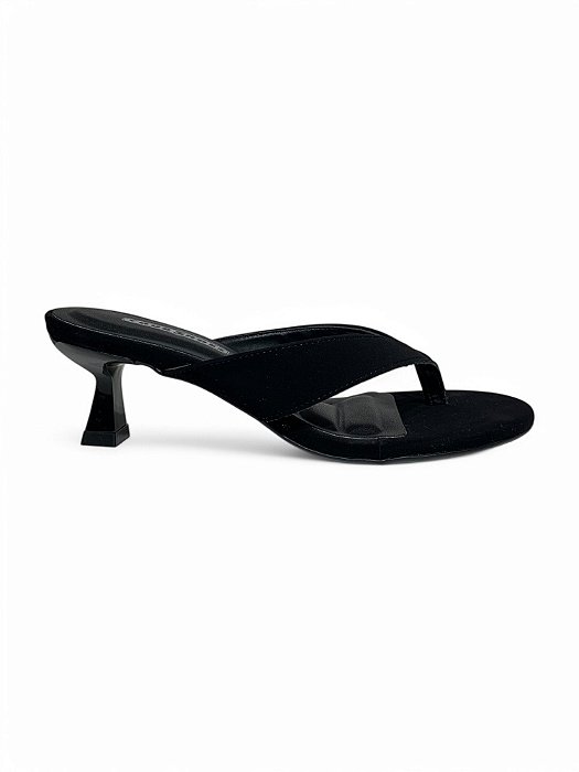 Tamanco Your Shoes Preto Salto Taça