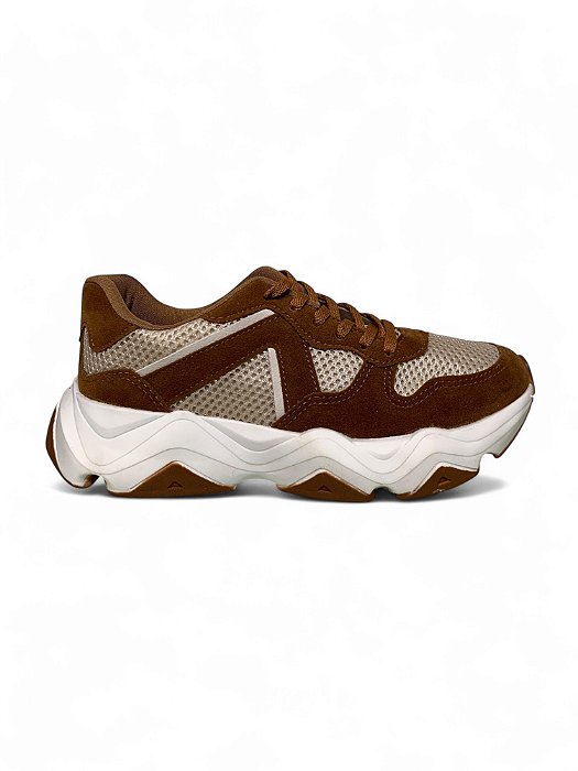 Tênis Your Shoes Camel Camurça