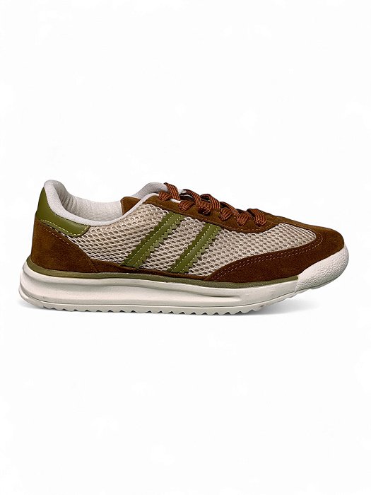 Tênis Your Shoes Camel e Verde