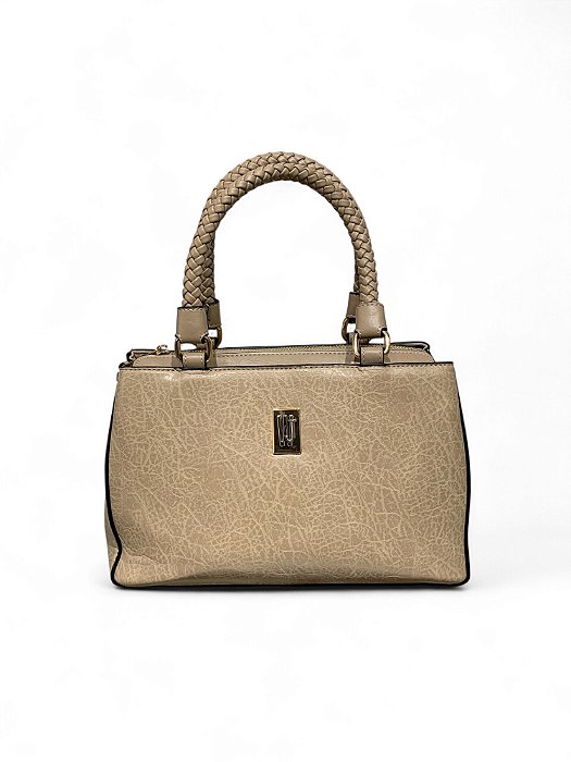 Bolsa WJ Nude Alça Trançada