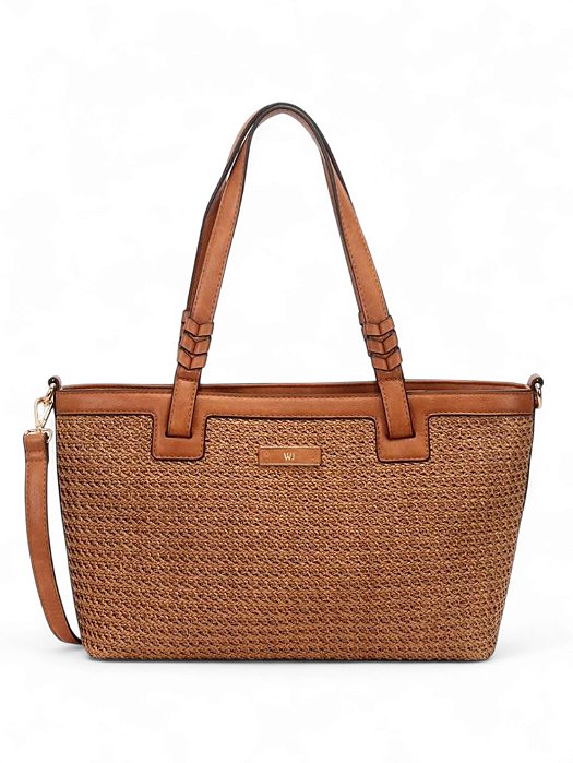 Bolsa WJ Palha Shopping Bag Média