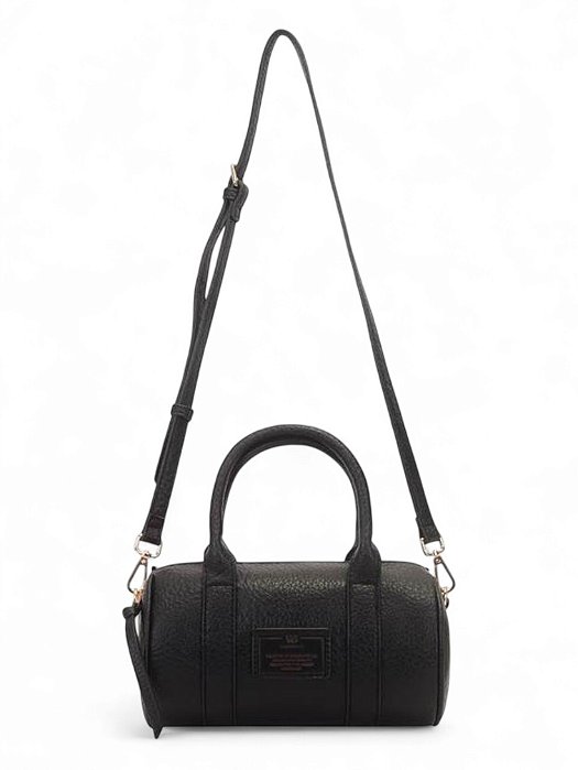 Bolsa WJ Preta Baguete Transversal Média