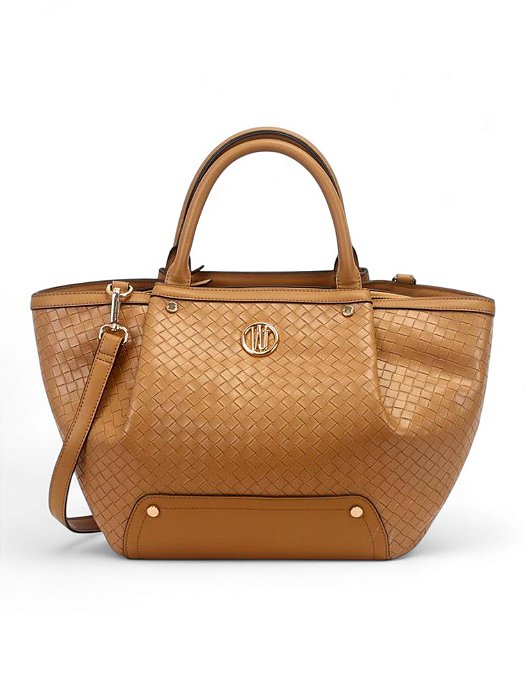 Bolsa WJ Caramelo Satchel Grande Tresse