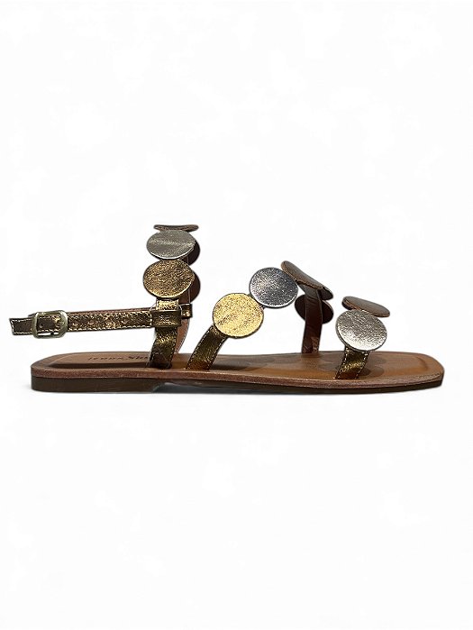 Rasteira Your Shoes Três Metais