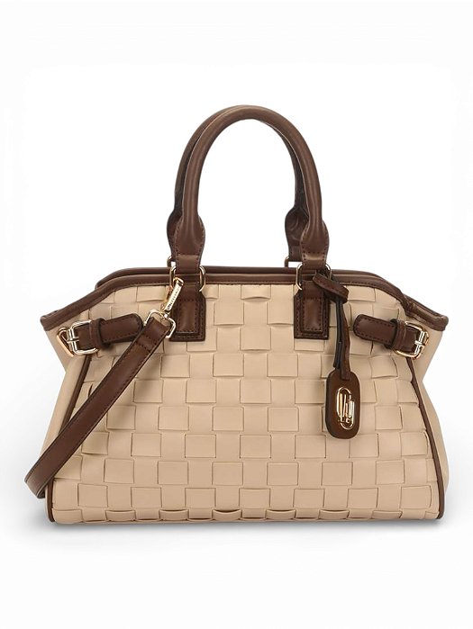 Bolsa WJ Nude Satchel Grande Tresse