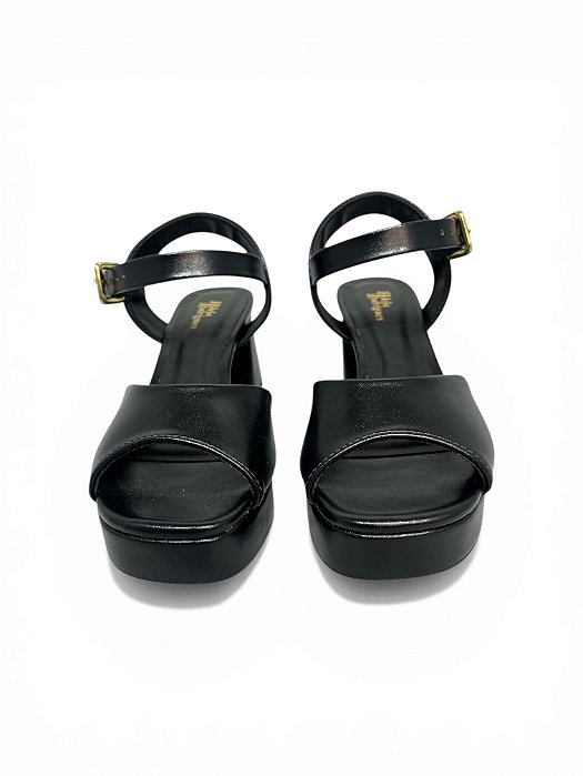 Sandalia HR Preta Meia Pata