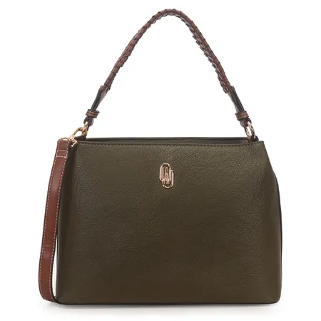 Bolsa WJ Verde Shoulder c/ Alca Trancada