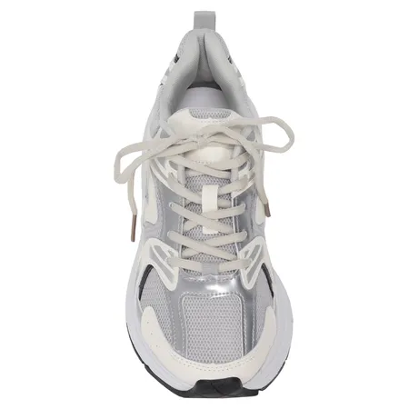Tenis WJ Branco Recortes Modernos