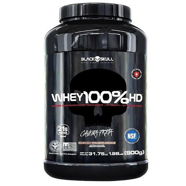 WHEY 100% HD BLACK SKULL 900G