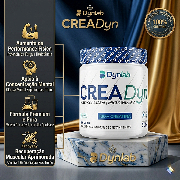 CREATINA PURA MICRONIZADA DYN LABS 300G