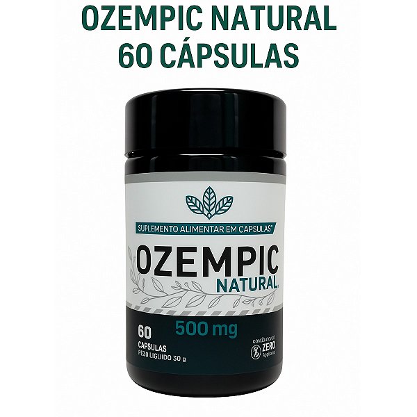 OZEMPIC NATURAL 60 CÁPULAS 500MG EMAGREÇA SAUDÁVEL