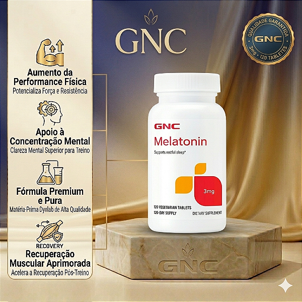 MELATONINA 3MG GNC 120 CAPS