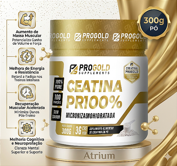 Creatina 300g - Pro Gold - Mk Suplementos