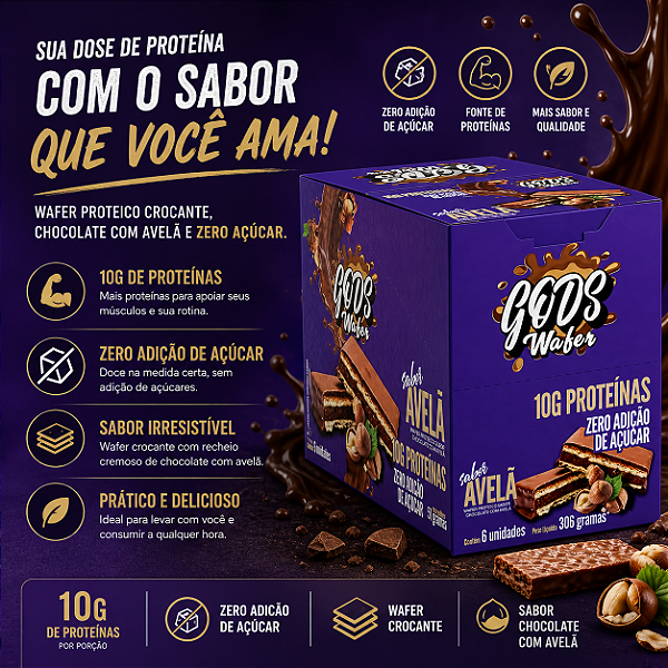 Gods Wafer - Display com 6 unidades de 50g CAnibal Inc.