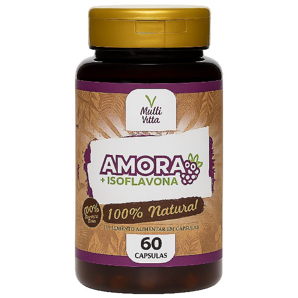 AMORA + ISOFLAVONA 100% NATURAL 1400MG MULTIVITTA