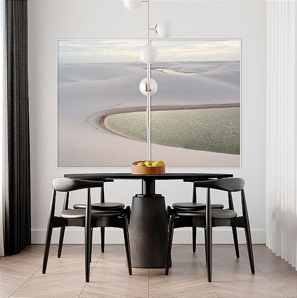 Conjunto com 02 quadros decorativos Lençóis Maranhenses