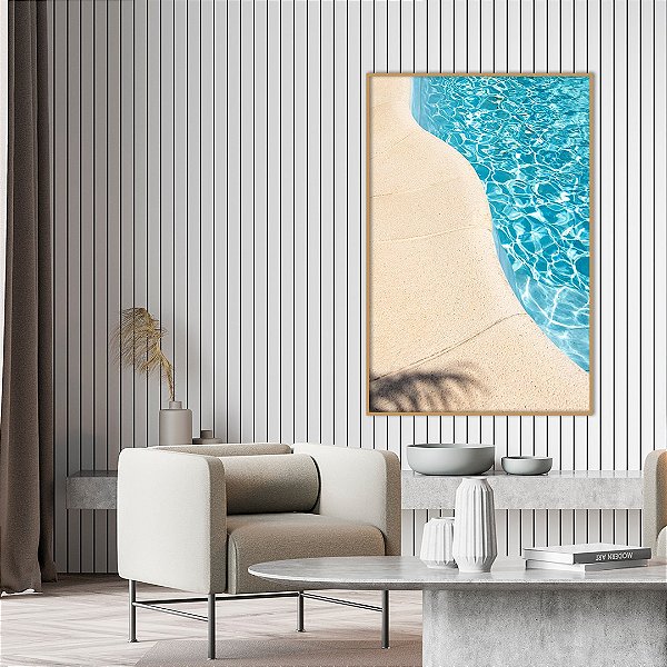 Quadro Decorativo Pool - Artista Rafael Campezato